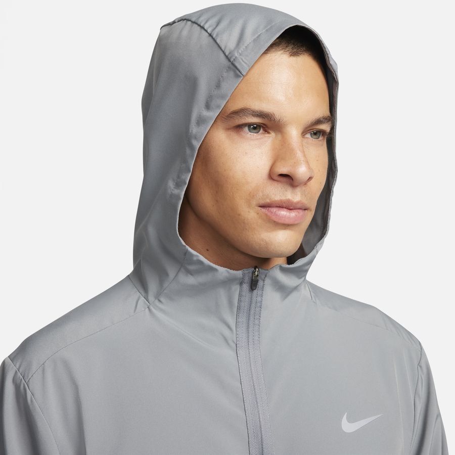 Nike Form Men's Dri-FIT Hooded Vers SMOKE GREY/REFLECTIVE SILV