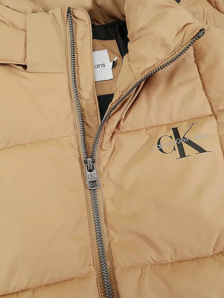 CALVIN KLEIN JEANS Mädchen Steppjacke camel