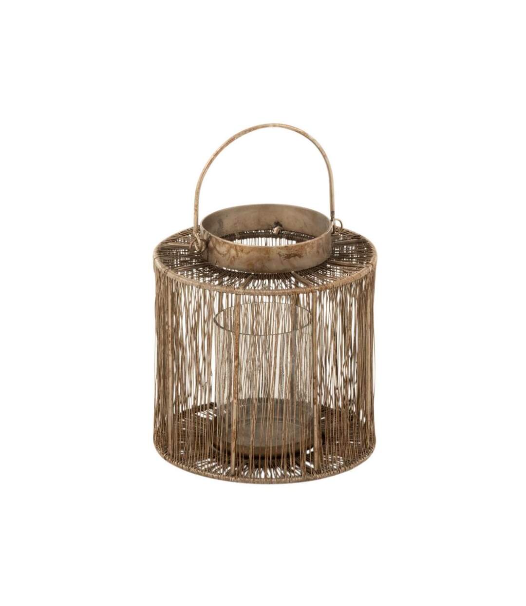 Paris Prix - Lanterne Vintage En Métal freyo 27cm Bronze