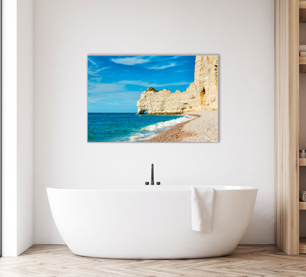 Akustikbild RAUE STEILKÜSTE 80x120cm, 7kg