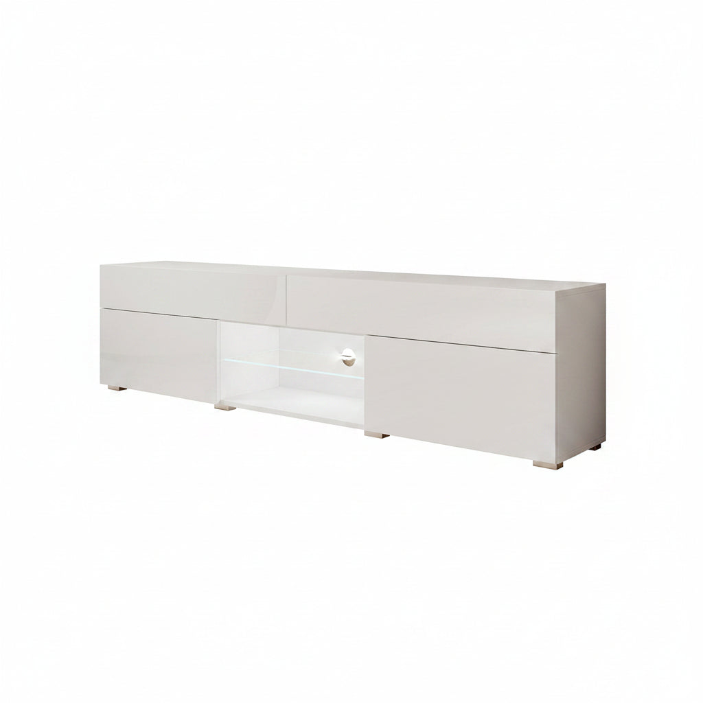 Cruise - TV-Meubel met verlichting - Wit - 180 cm