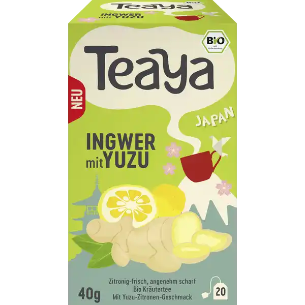 Bio Ingwer mit Yuzu - Japan Kräutertee