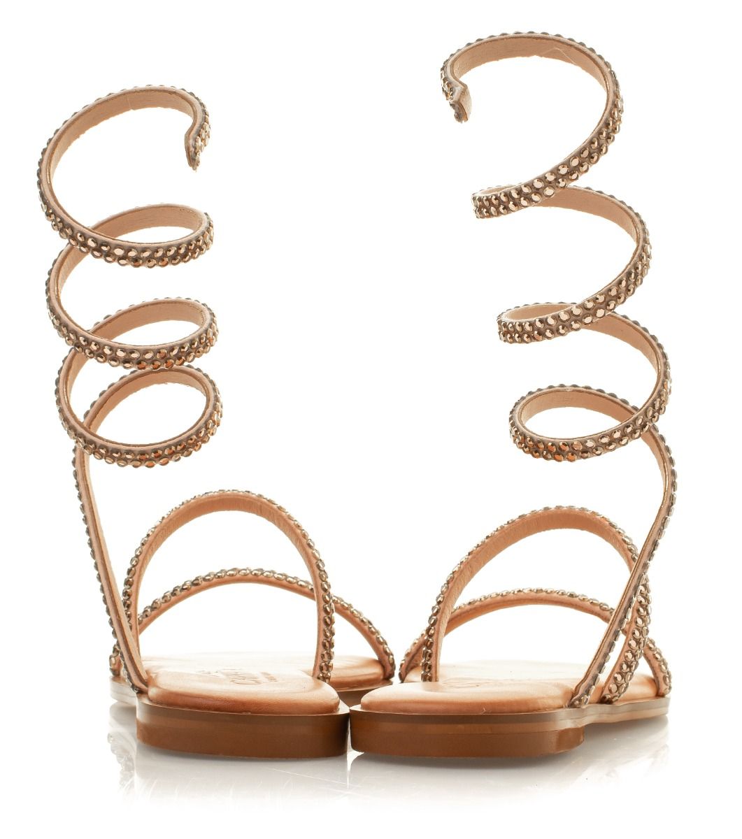 Caryatis Leather Sandals