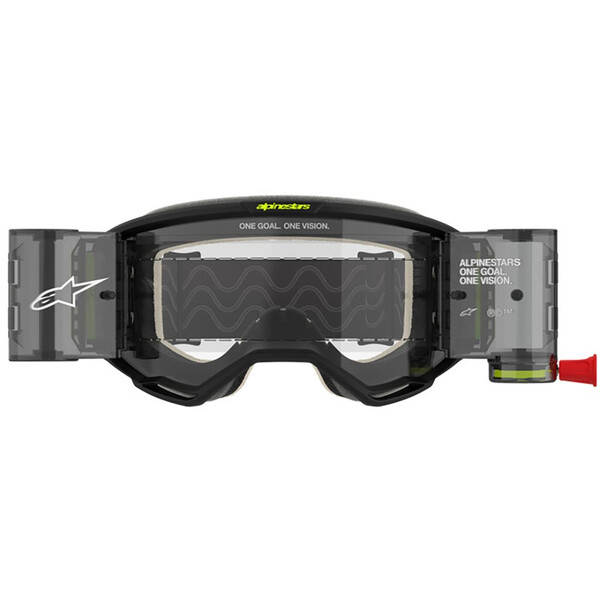 Alpinestars - Masque Vision 5 Hollow Roll-Off Anthracite / Jaune fluo / Transparent