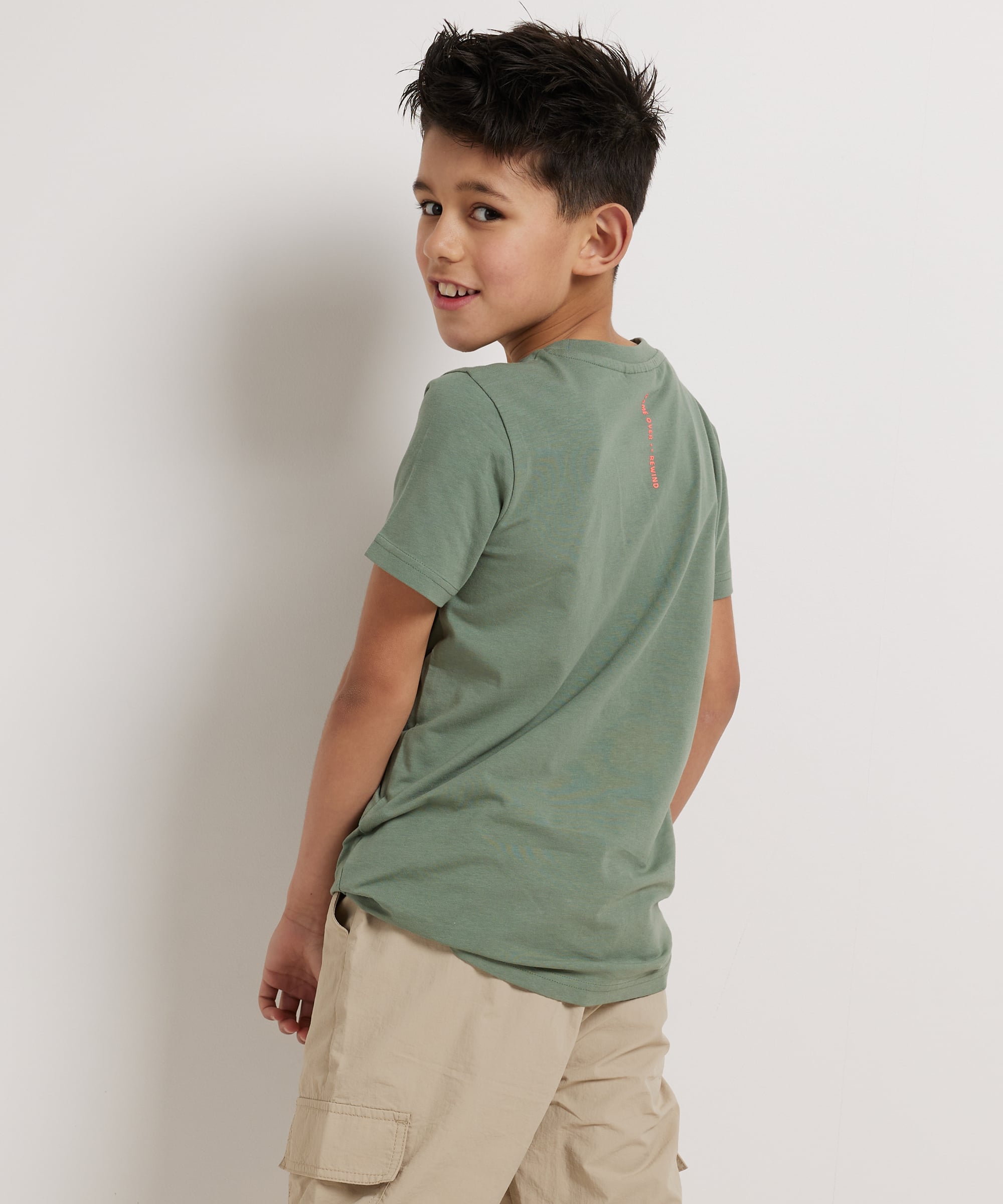 t-shirt met tekstprint