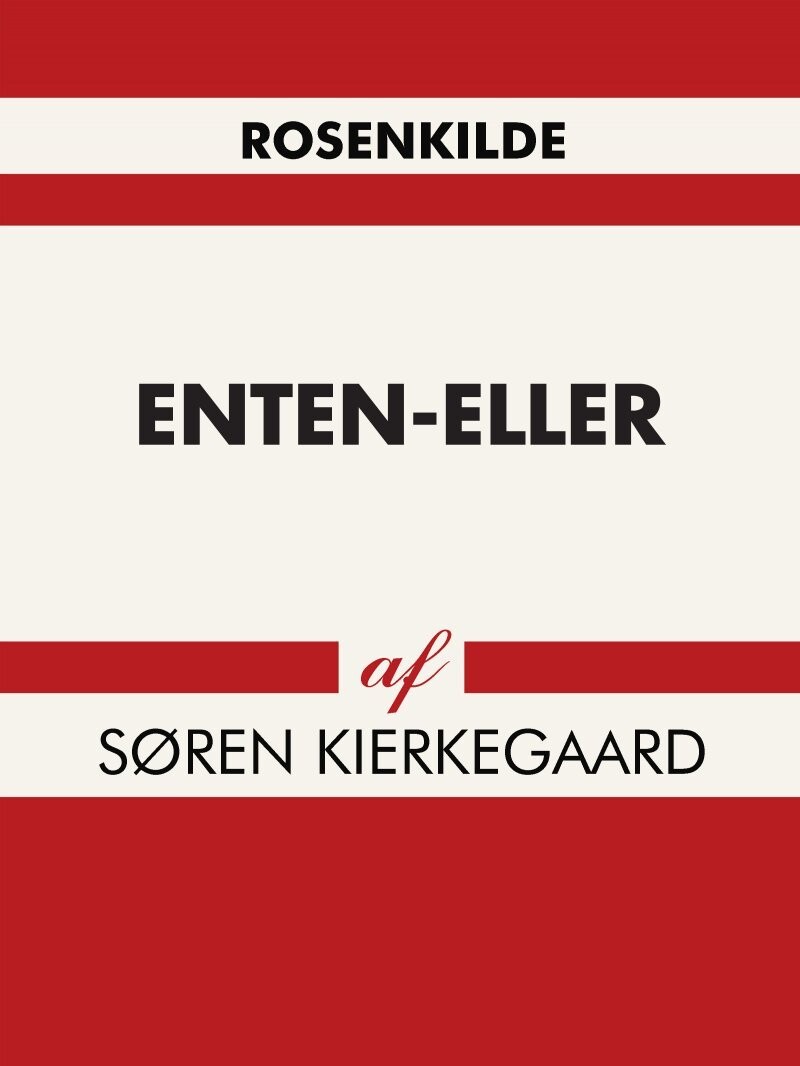 Enten-Eller - Søren Kierkegaard - Bog