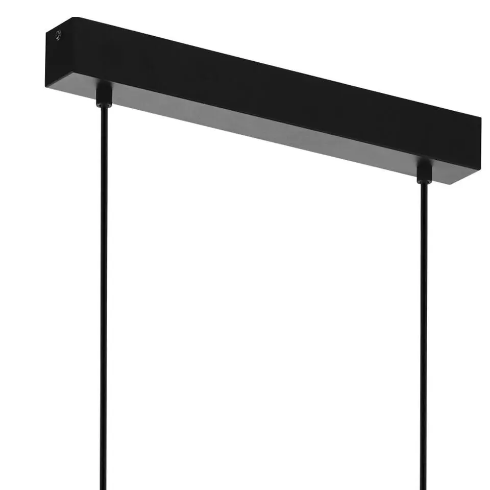 EGLOHornwoodHanglamp-E27-78cm-Zwart/Crème/Bruin
