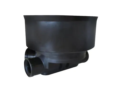 Wavin 110 x 425 mm TP4-brønd, glat, højre tilløb
