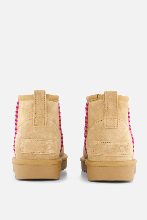 Colors of California Gevoerde Boots cognac Suede