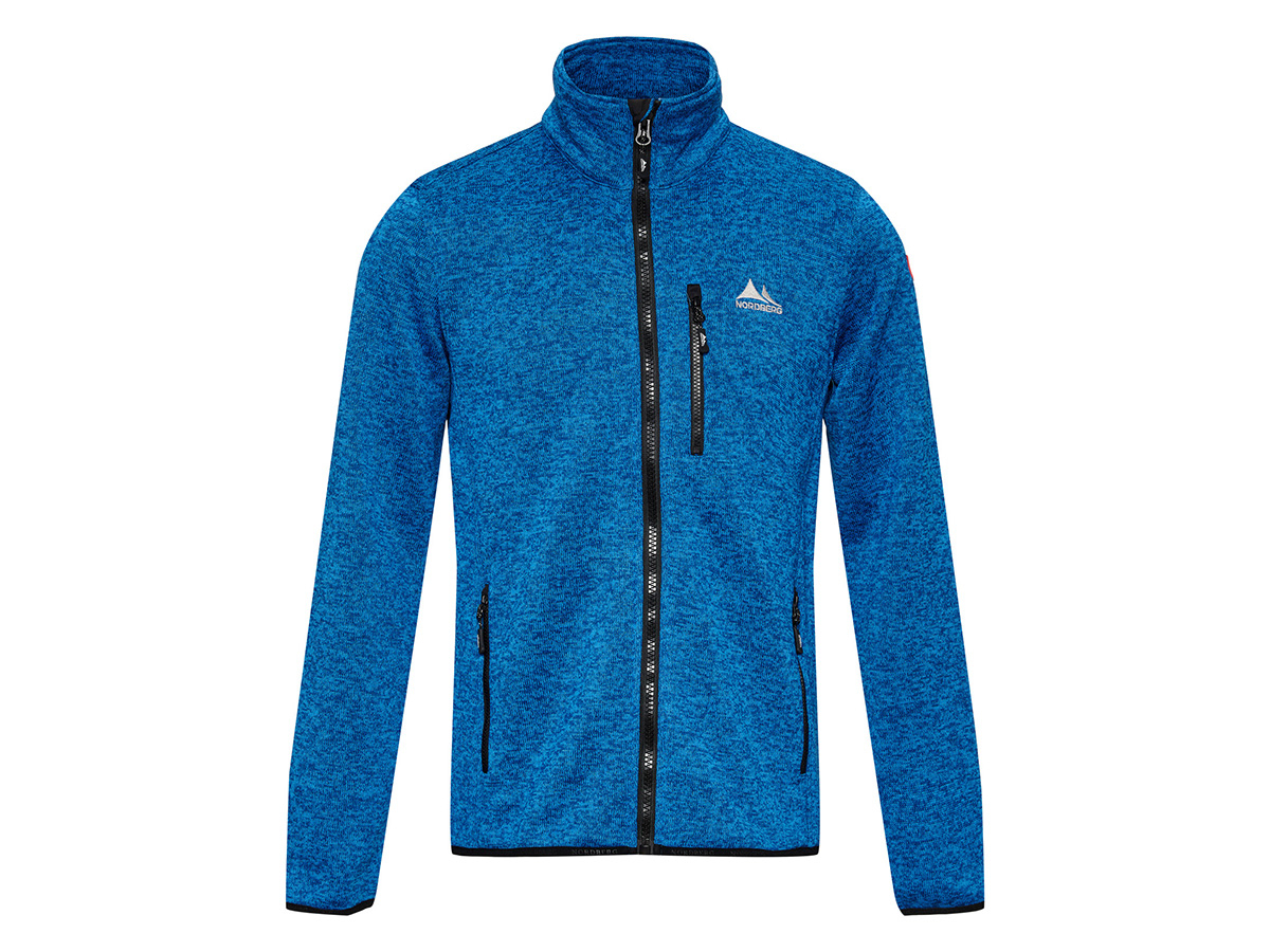 Nordberg Frank Blue Melange heren fleecevest