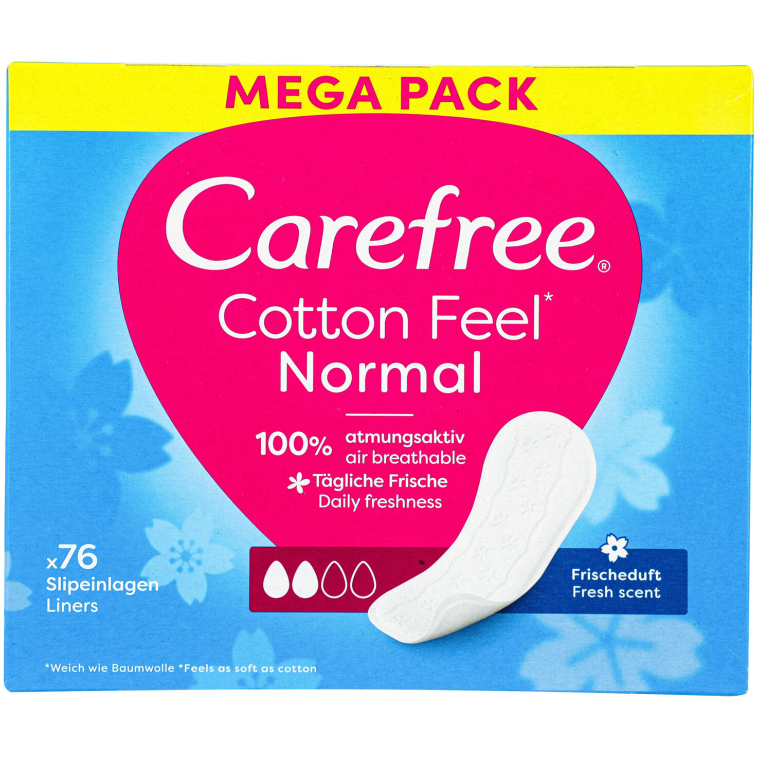 Carefree Cotton Feel Fresh 76 Stück