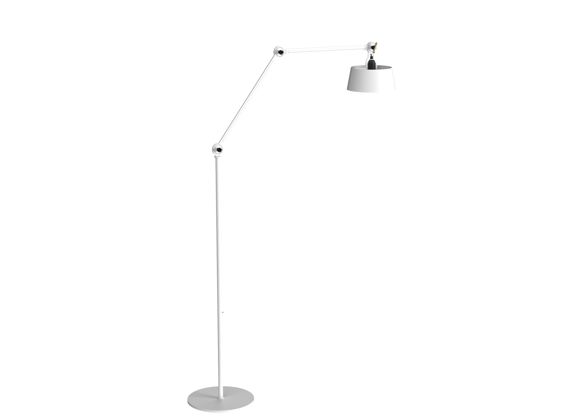 Vloerlamp Bolt Long upperfit 2 armen pure white
