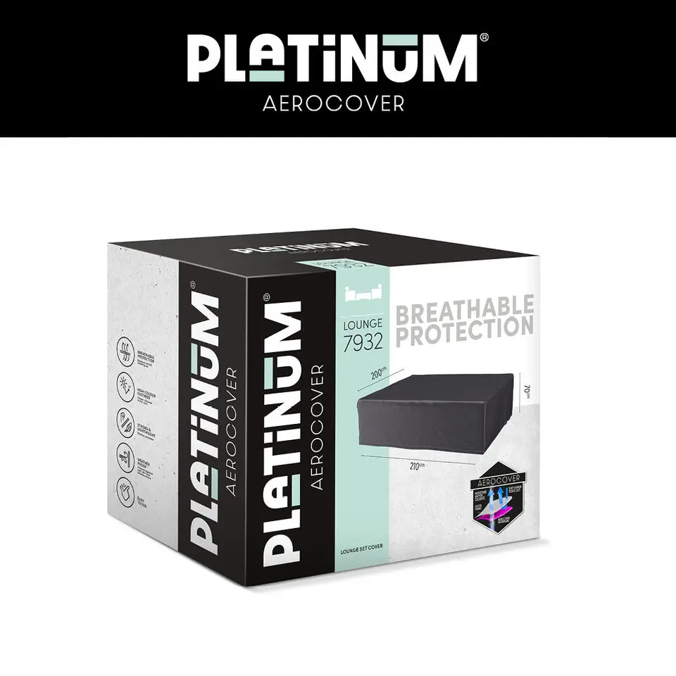 Platinum Aerocover loungesethoes 210x200x70 cm