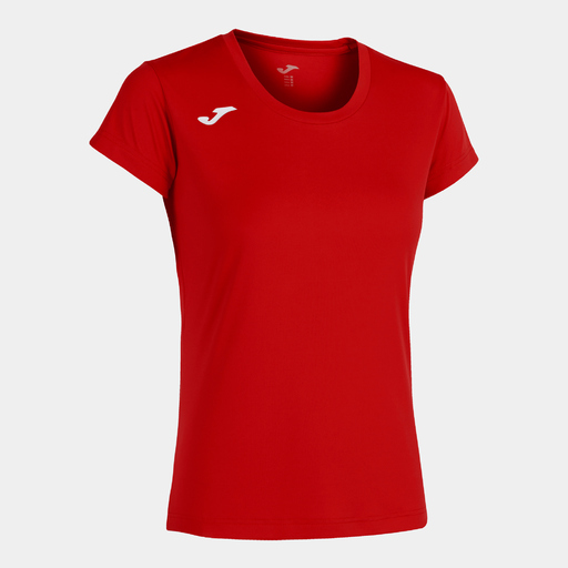 Camiseta Joma Record II vermelha de manga curta
