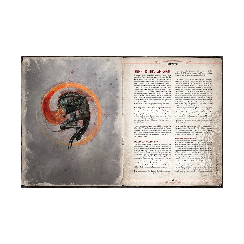 Call of Cthulhu 7th Ed - Masks of Nyarlathotep Slipcase Set