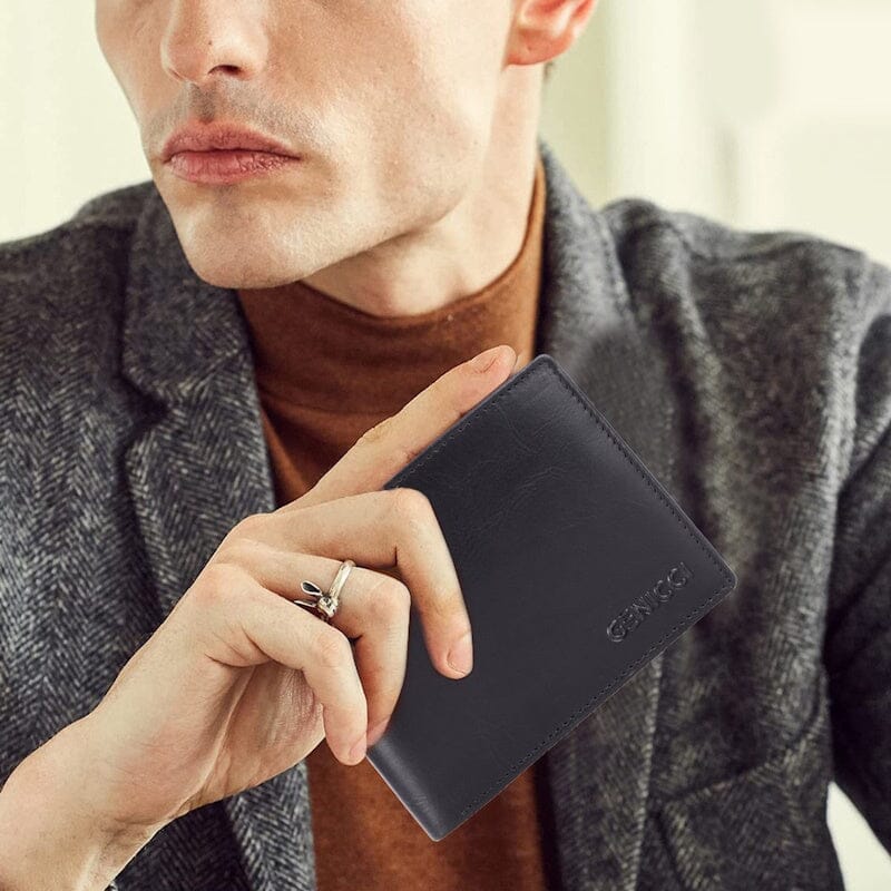 Genicci Noble Clinton Heren Portemonnee Black