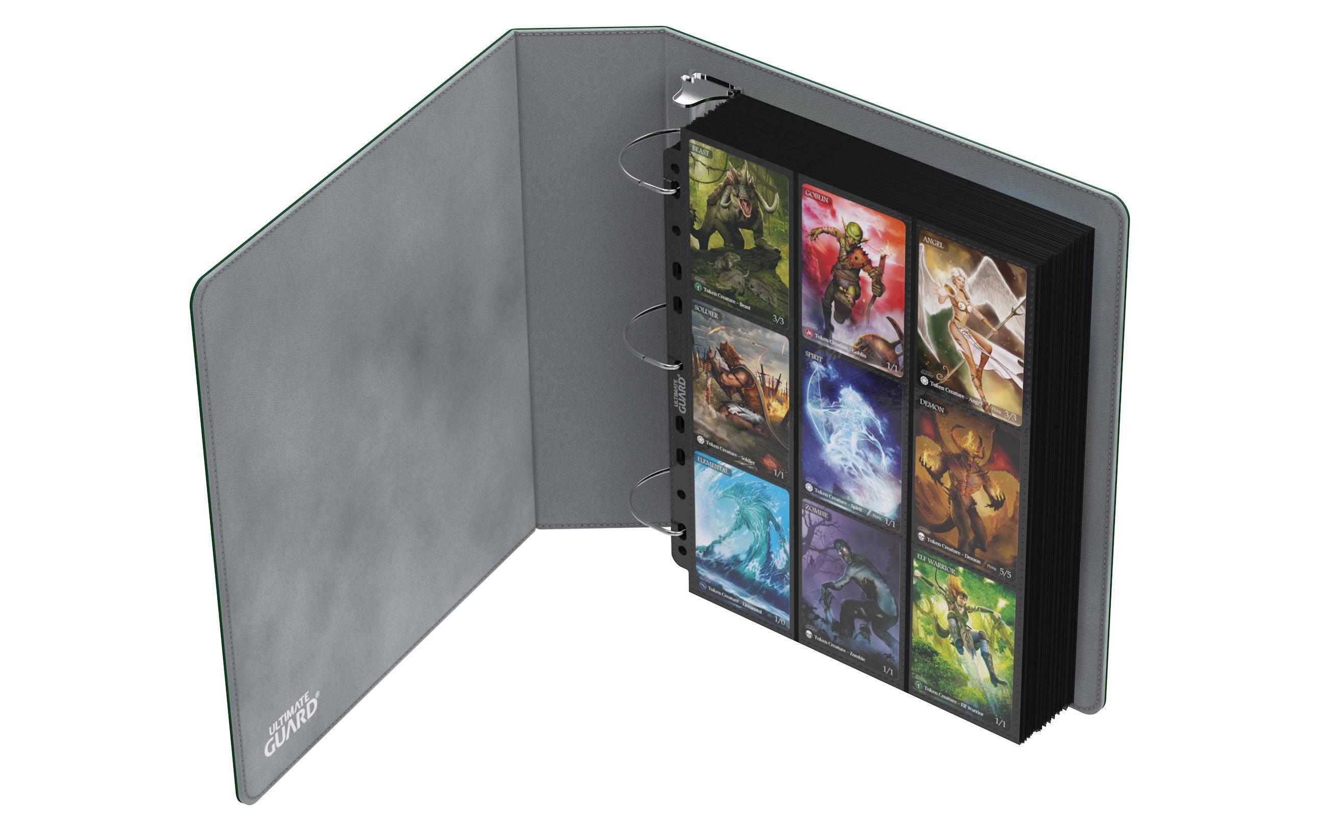 Sammelordner Collector's Album XenoSkin Grün3-Ringordner für 18-Taschen-Seiten