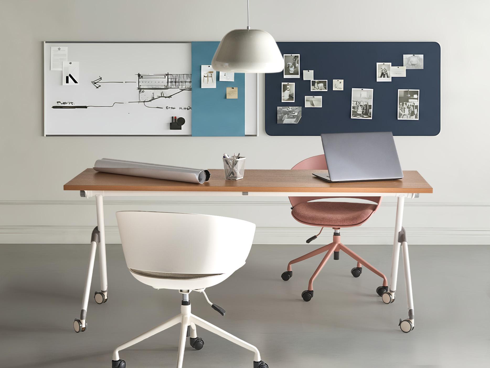 Inklapbaar bureau BENDI Bruin 180 cm 60 cm
