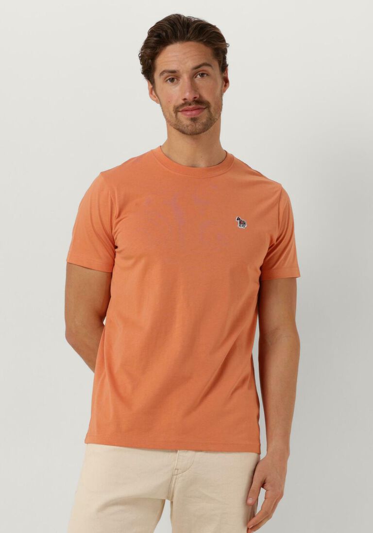 PS PAUL SMITH oranje ps paul smith polo mens slim fit ss tshirt zebra badge
