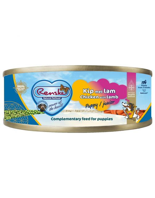 Renske Blik Vers Gestoomd Puppy 95 g - Hondenvoer
