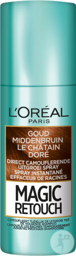 L'Oréal Paris Magic Retouch Châtain Doré Spray Instantané Effaceur De Racines Flacon 75ml