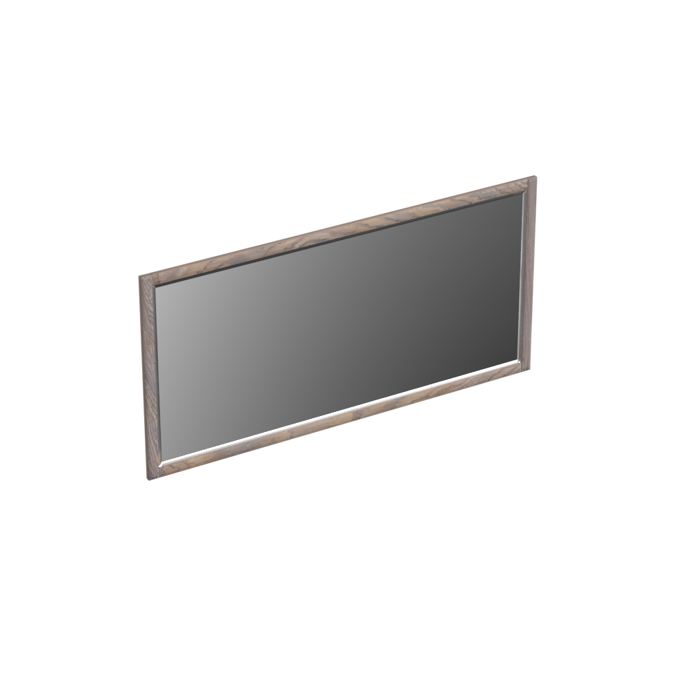 Forzalaqua Gela spiegel 160x80cm silver grey