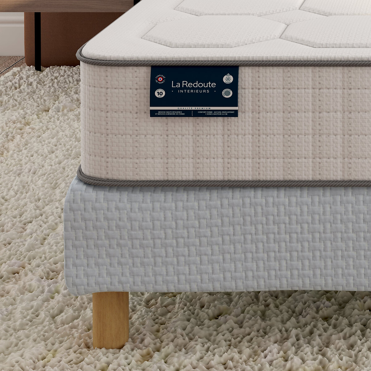 LA REDOUTE INTERIEURS<br>Colchão com 856 molas ensacadas e espuma viscoelástica