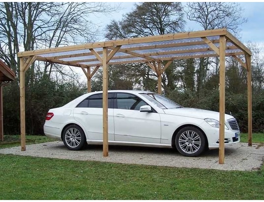 HABRITA - Pergola fabriquée en bois massif traité - dimensions 3,00x5...