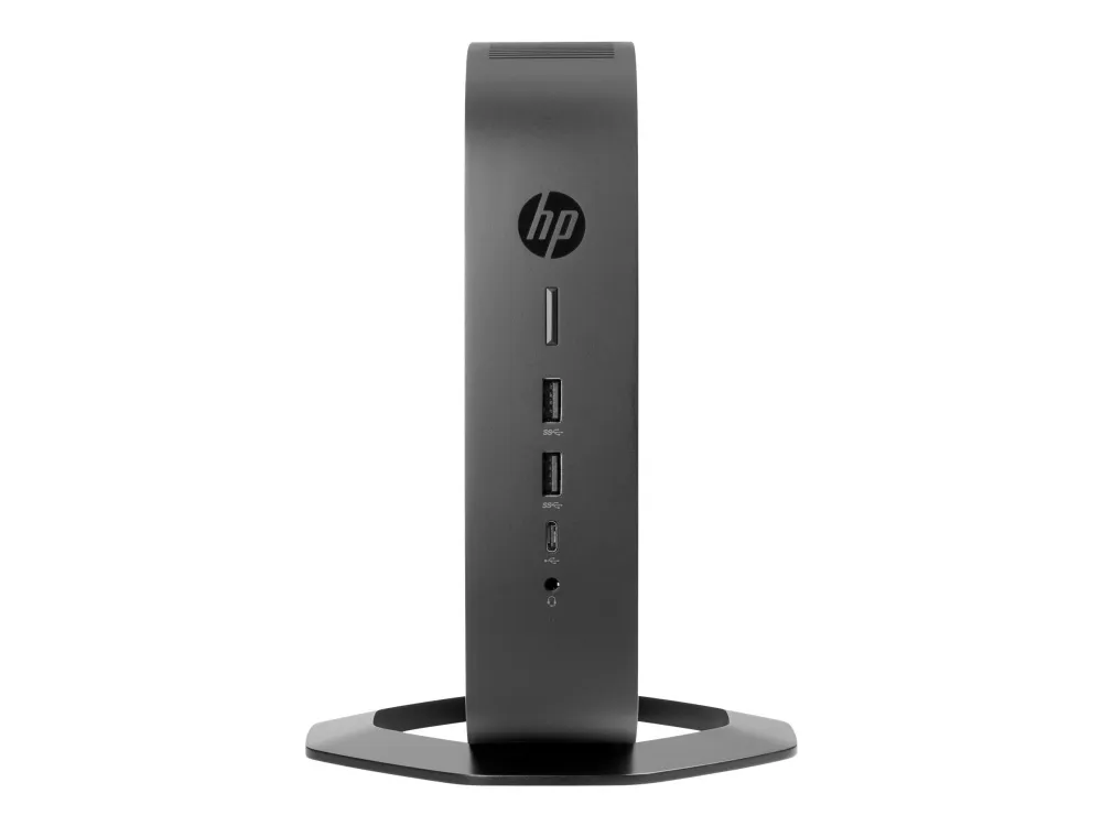 HP t740 - Tynd klient - SFF - 1 x Ryzen Embedded V1756B / op til 3.6 GHz - RAM 8 GB - flash 32 GB - Radeon Vega 8 - Gigabit Ethernet - Windows 10 IoT Enterprise for Thin Clients 64-bit - skærm: ingen