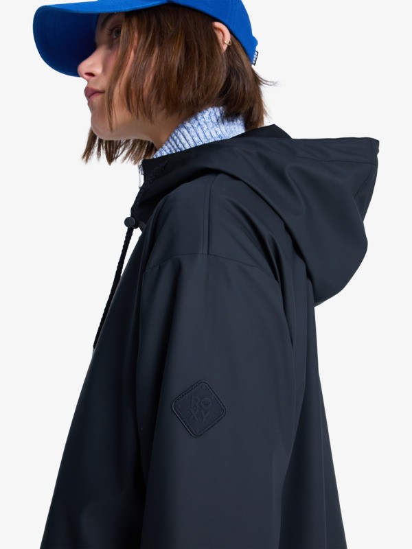 Raining Again Veste imperméable Noir Femme