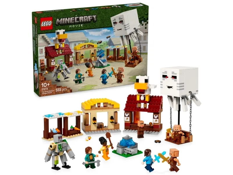 LEGO Minecraft 21273 Ghast-ballonens angreb på landsbyen