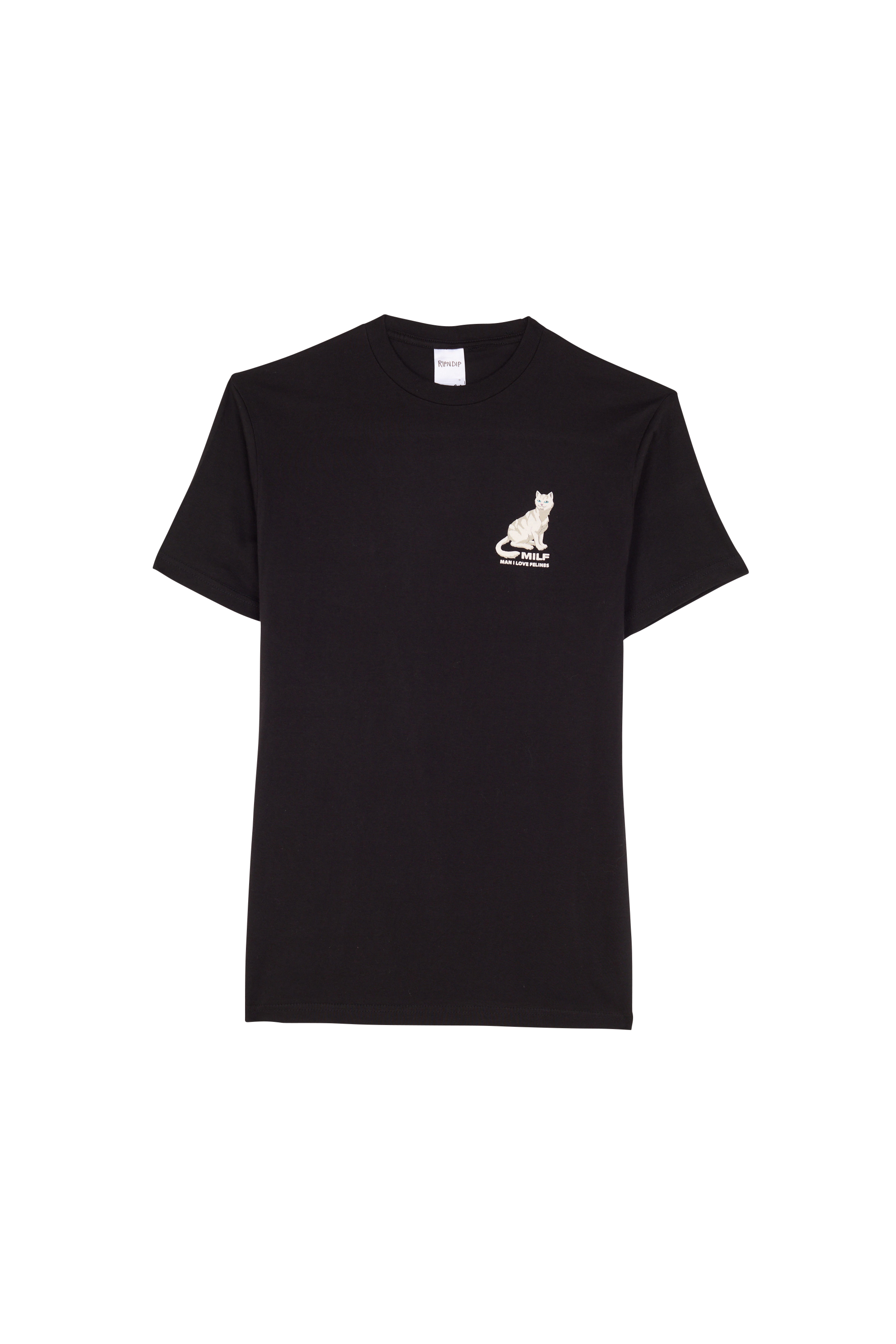RIPNDIP T-shirt Man I Love Felines Tee Noir