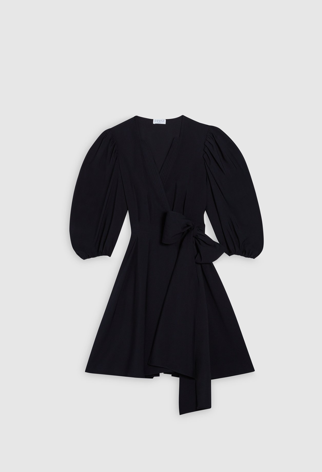 Robe courte porte-feuille marine