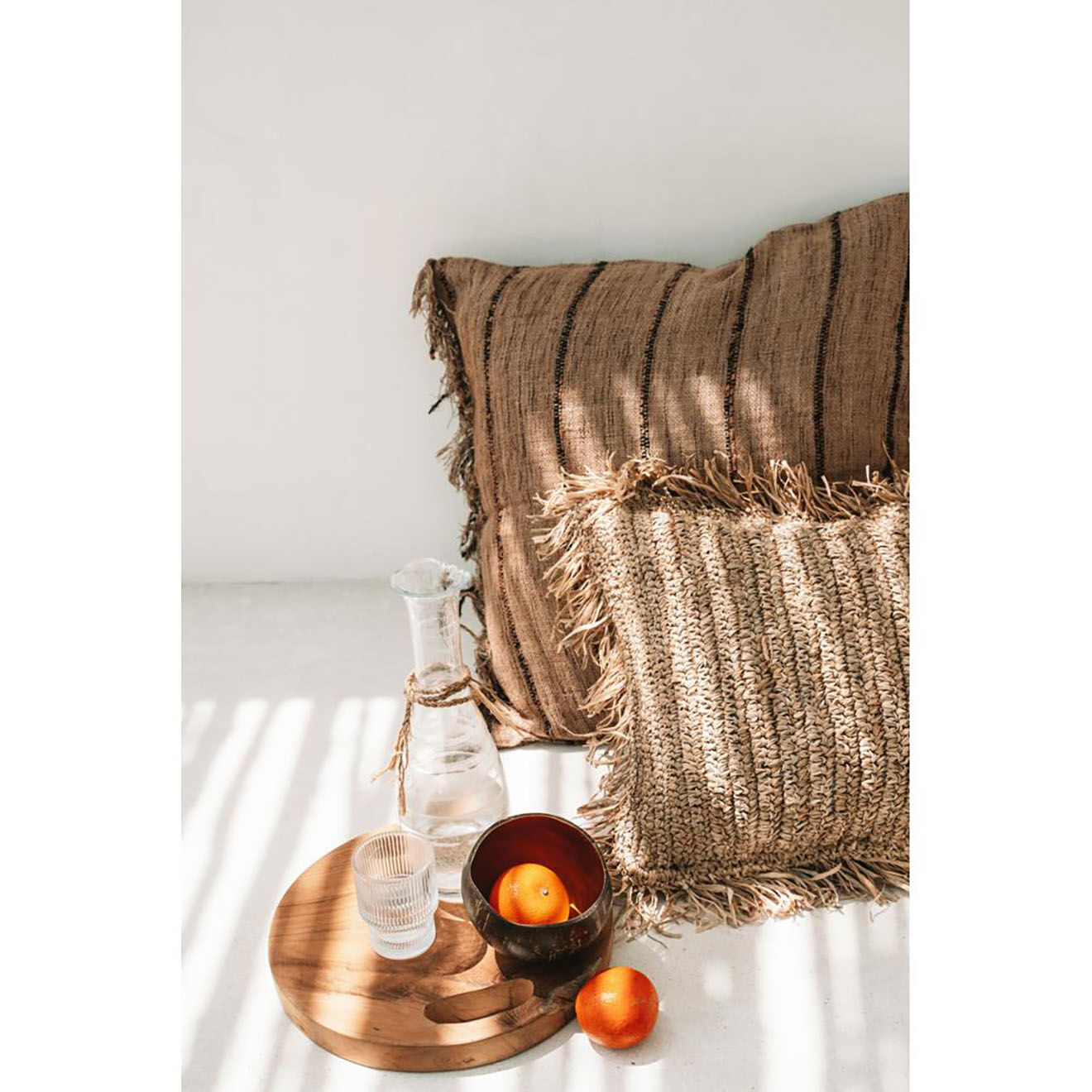 Bazar Bizar Housse de coussin Oh My Gee beige - 60x60 cm