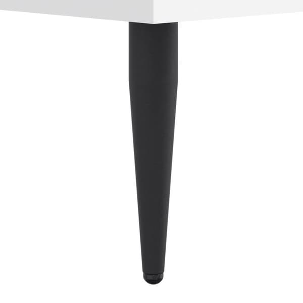 vidaXL Skohylle hvit 60x35x105 cm konstruert tre