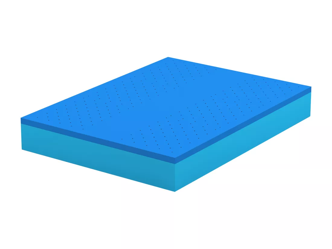 Matelas Memory Foam Wind Essential, Housse Carbon Amovible 120x200x25