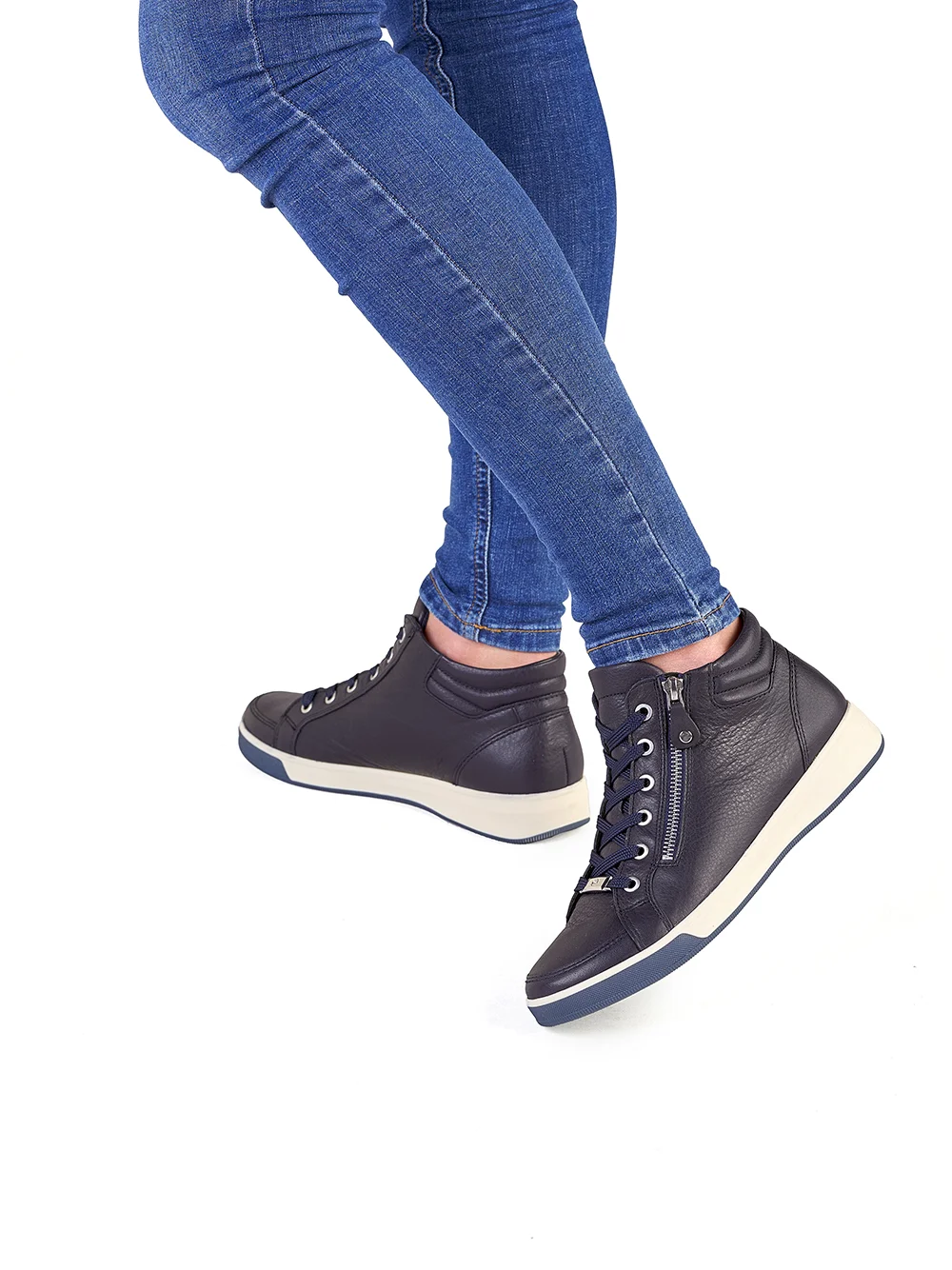 Hightop Sneaker Rom blau