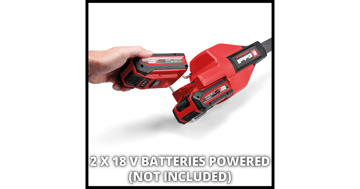 EINHELLGP-BC 36/430 Li BL-Solo Accu Bosmaaier  (Rood/zwart, Accu en oplader niet inbegrepen)