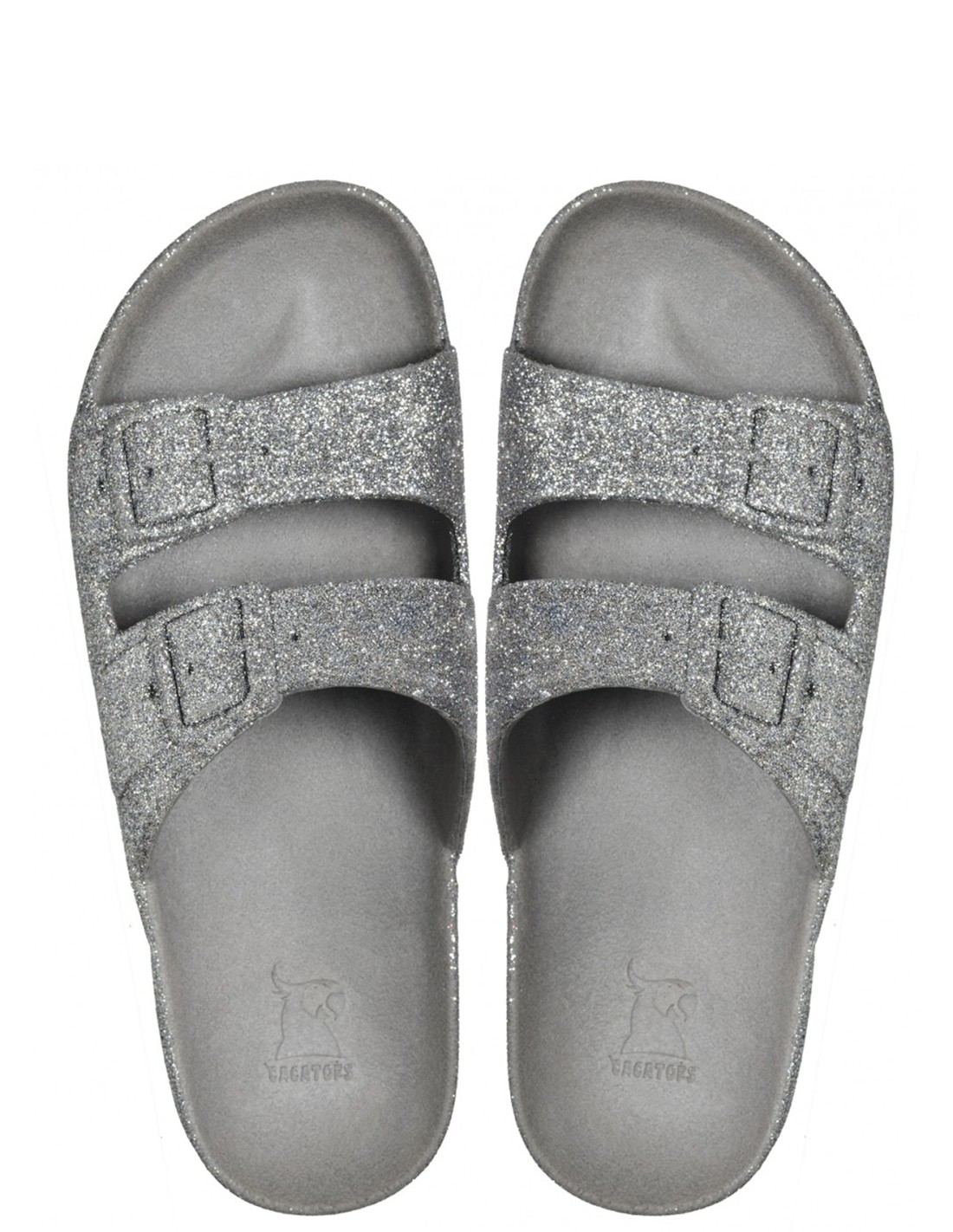 cacatoes Claquettes Compensées Femme Caipirinha Cool Grey