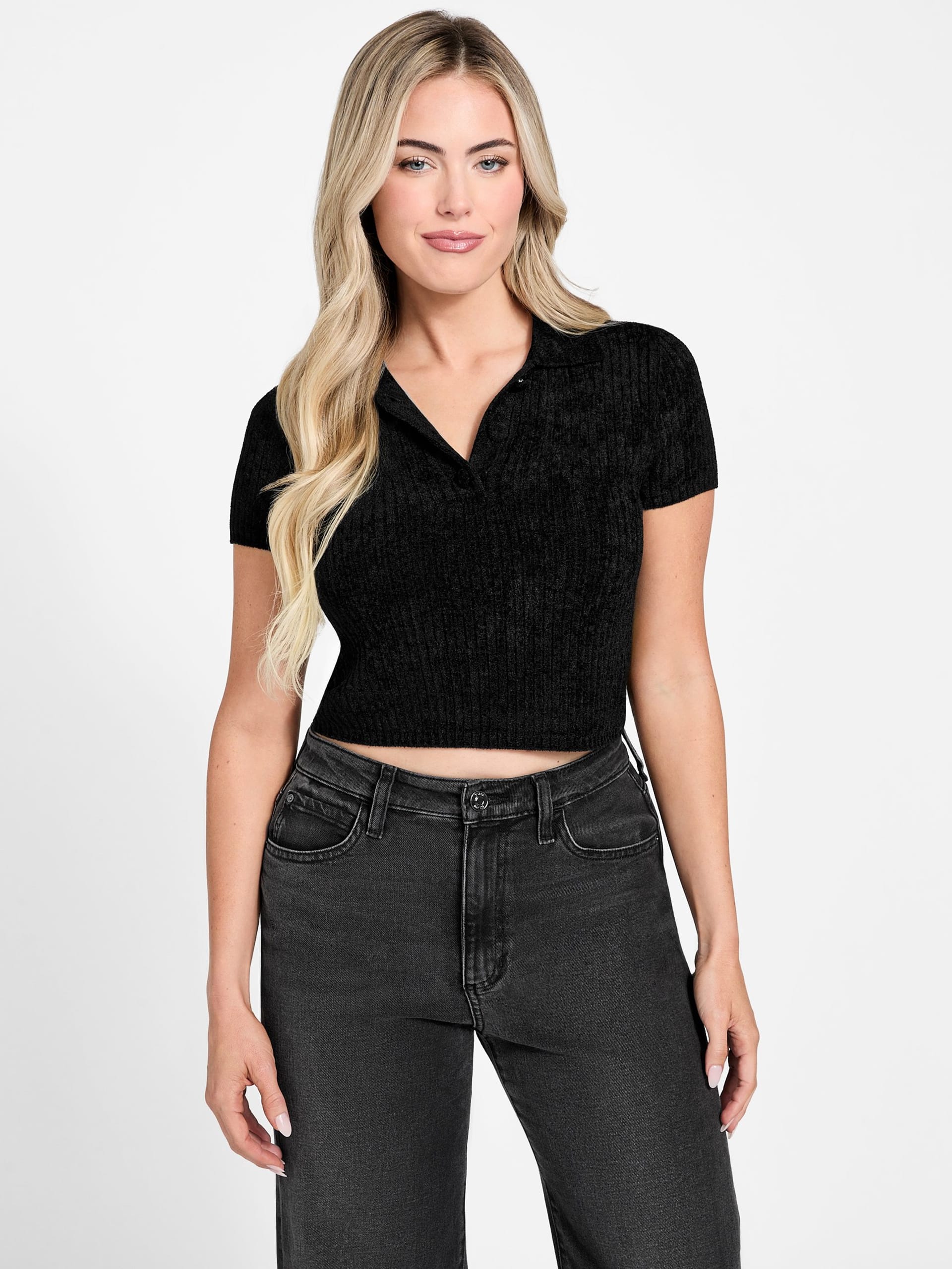Polo Mona Chenille Crop