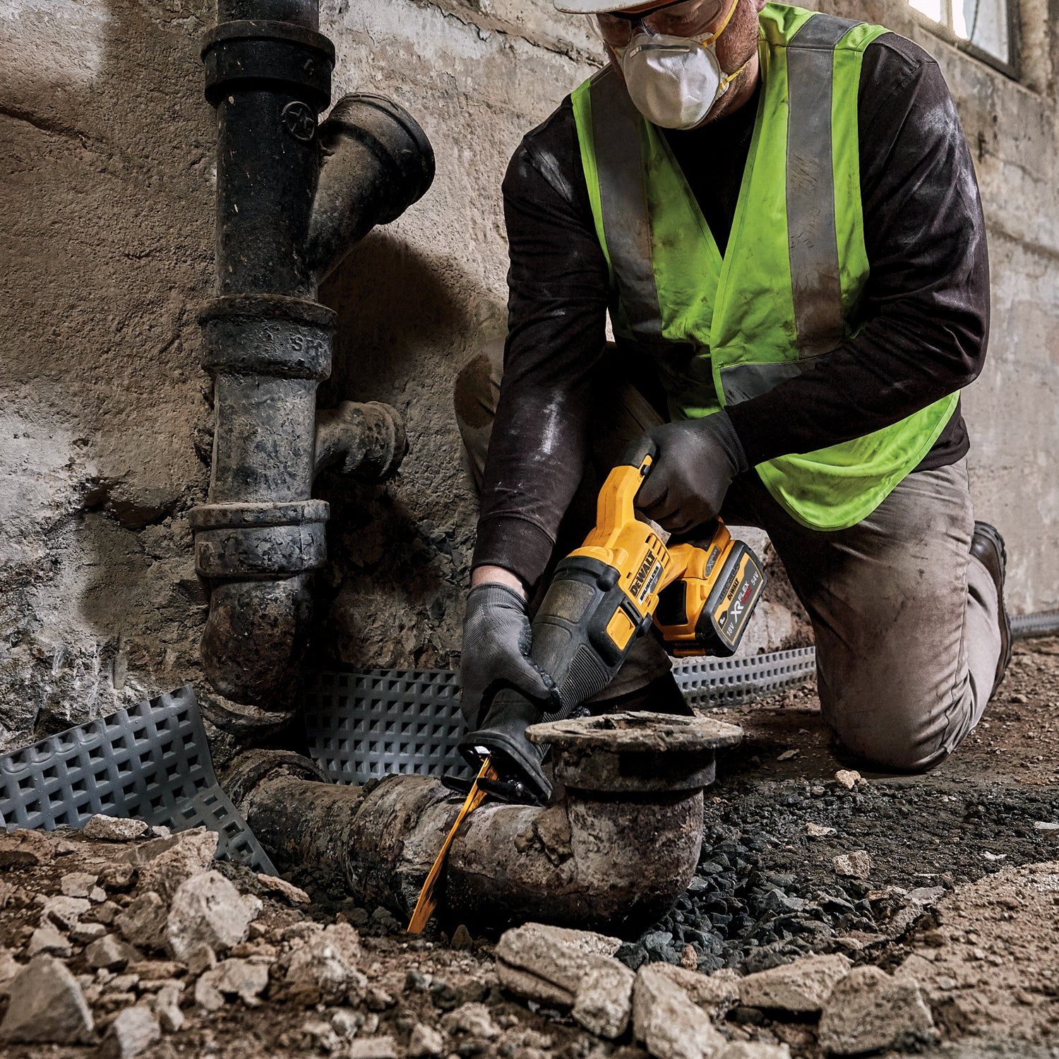 DeWALT DCS389X2 Accu Reciprozaag 54V XR Flexvolt 9,0Ah in TSTAK