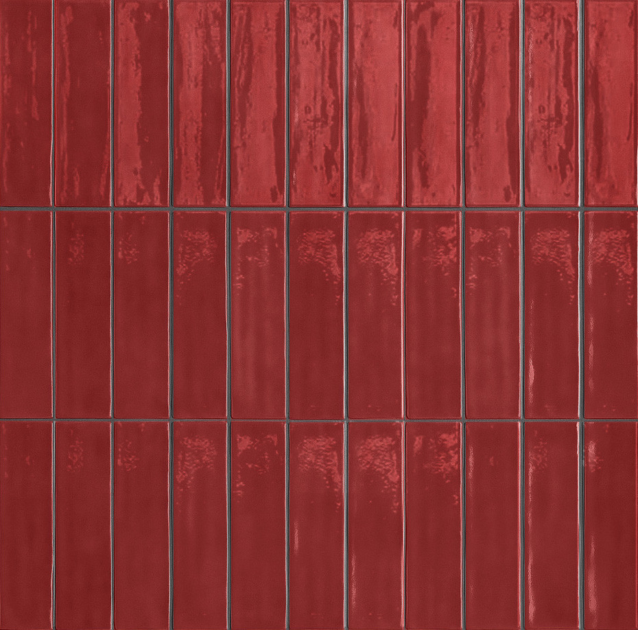 Navale Kolore wandtegel 7.5x30cm rood