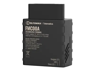 Teltonika FMC00A - GPS/GLONASS/GALILEO/BeiDou/QZSS-sporingsenhed - 128 MB