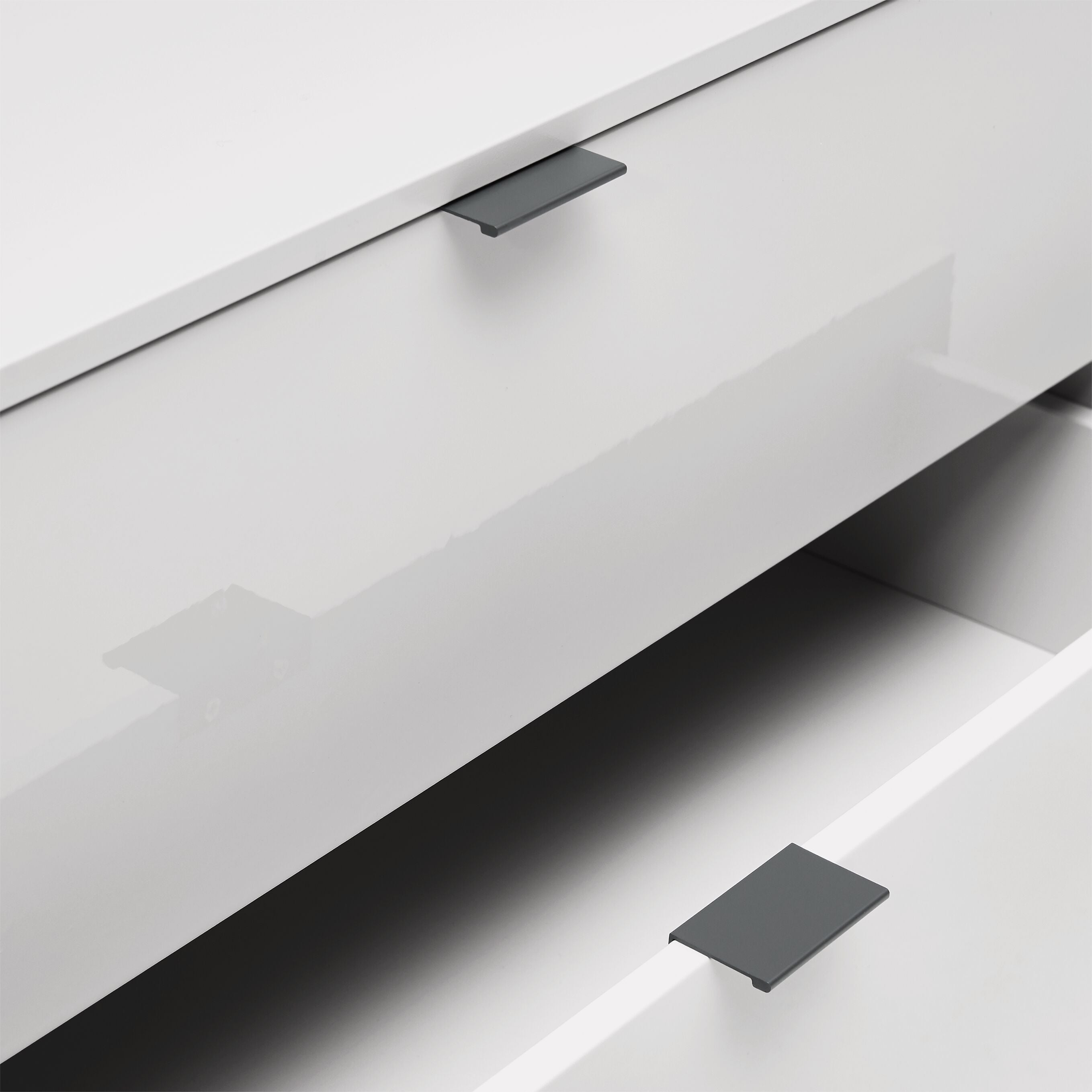 TILL Sideboard - Hellgrau / B: 196.0 cm x T: 41.0 cm x H: 78.4 cm