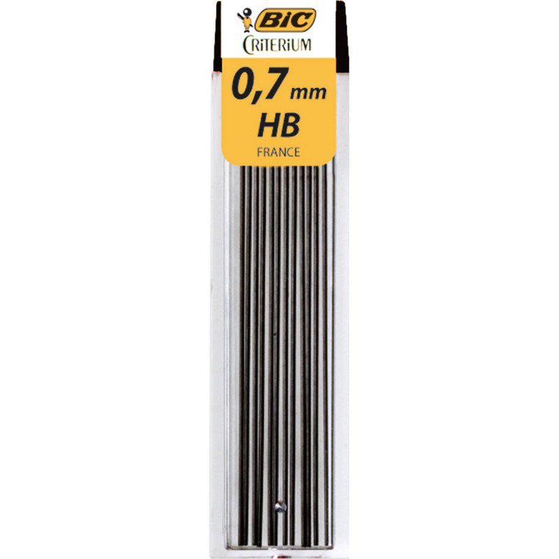 Mine Criterium HB 0,7 mm BIC - Etui de 12