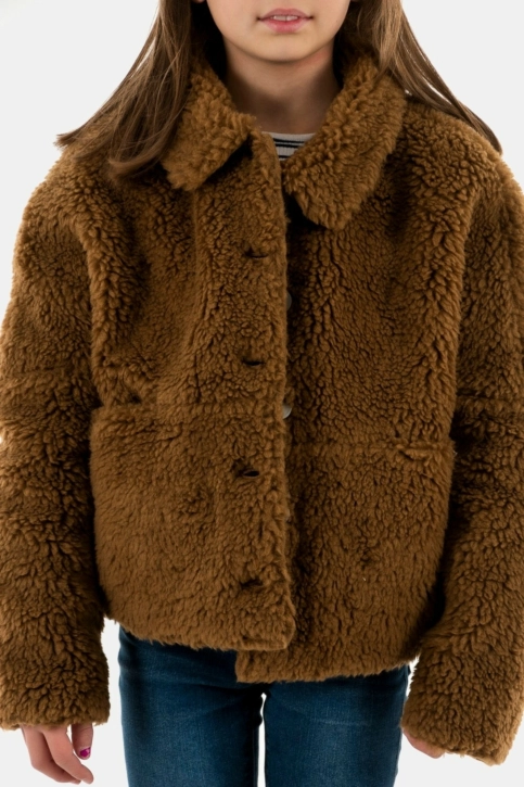 blousons hiver Le Temps Des Cerises teddygi marron