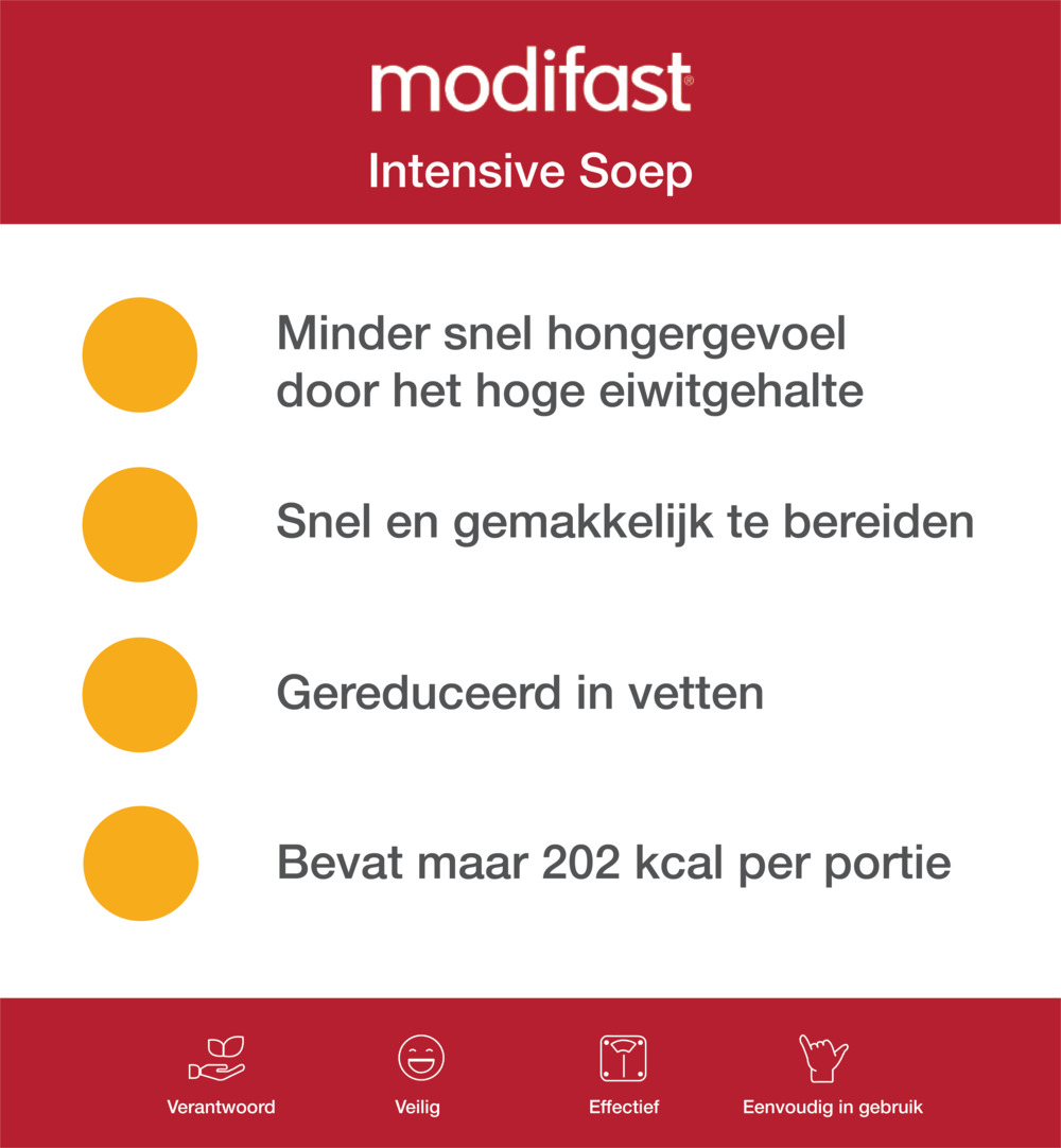 Modifast Intensive Soep Curry Noodles (220 gr)
