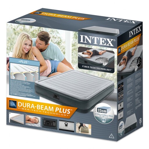 Cama de ar Intex Fiber-tech Comfort-plush