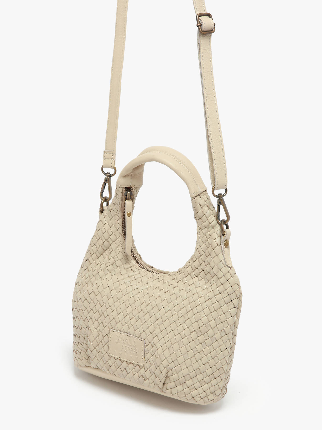 Sac bandoulire Parma cuir BASILIC PEPPER
