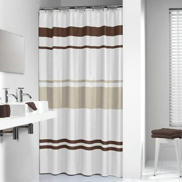 Sealskin Douchegordijn Urban Textiel Bruin/Beige 200x180 cm